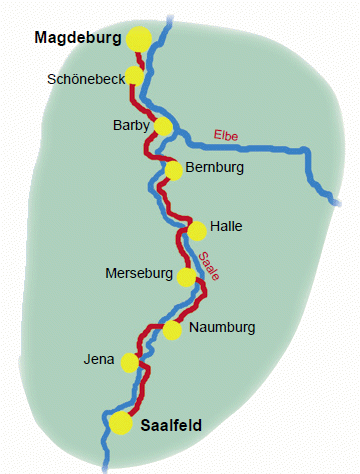 Saale-Radweg
