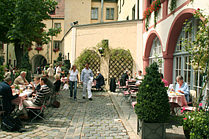 Biergarten in Regensburg